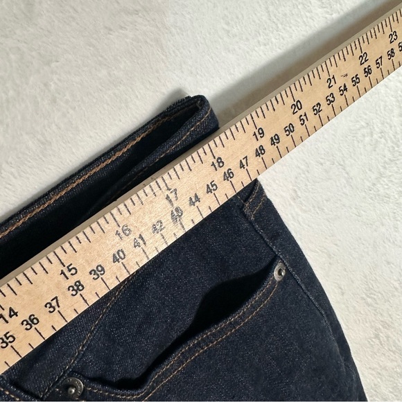LRL Lauren Jeans Classic Straight Jeans Dark Denim Women's Size 14W Preppy - Picture 6 of 10